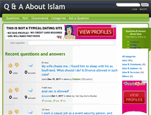 Tablet Screenshot of islamdebate.com